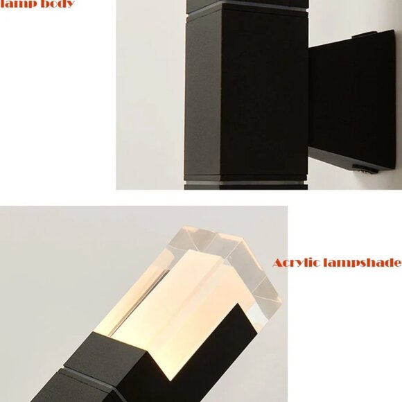 Sleek Black Outdoor Wall Fixture – LED - Picture 3 of 4